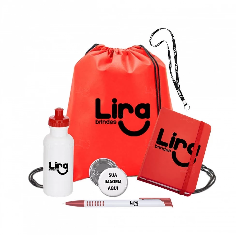 Kit Boas-Vindas Personalizado - 6 Peças 