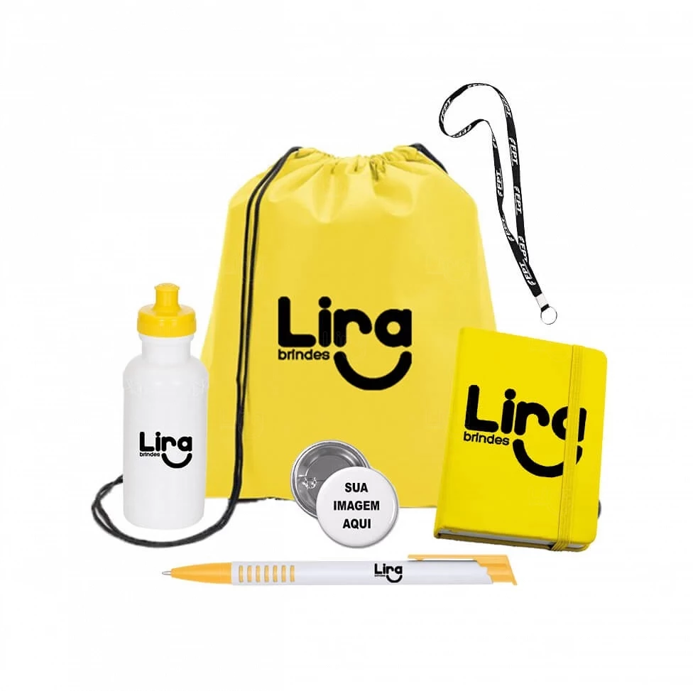 Kit Boas-Vindas Personalizado - 6 Peças 