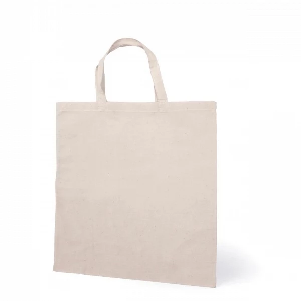 Sacola 100% Algodão Personalizada -  41 x 37 cm Bege