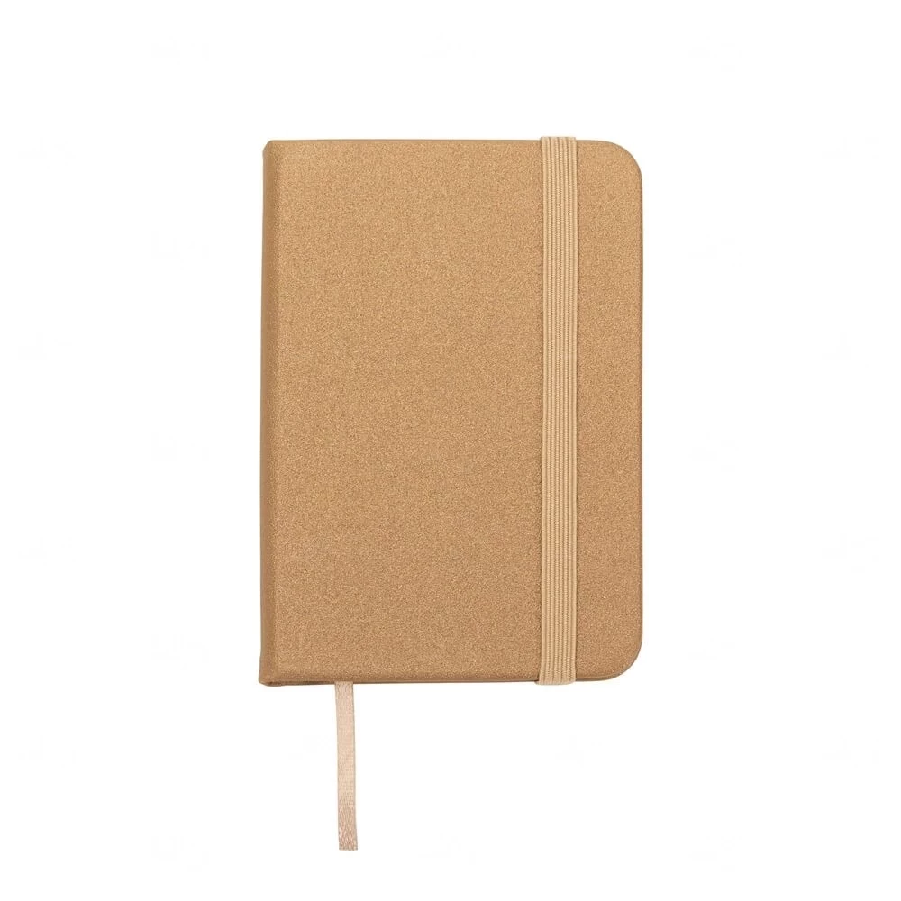 Mini Moleskine Personalizado - 10,3 x 7,4 cm Dourado
