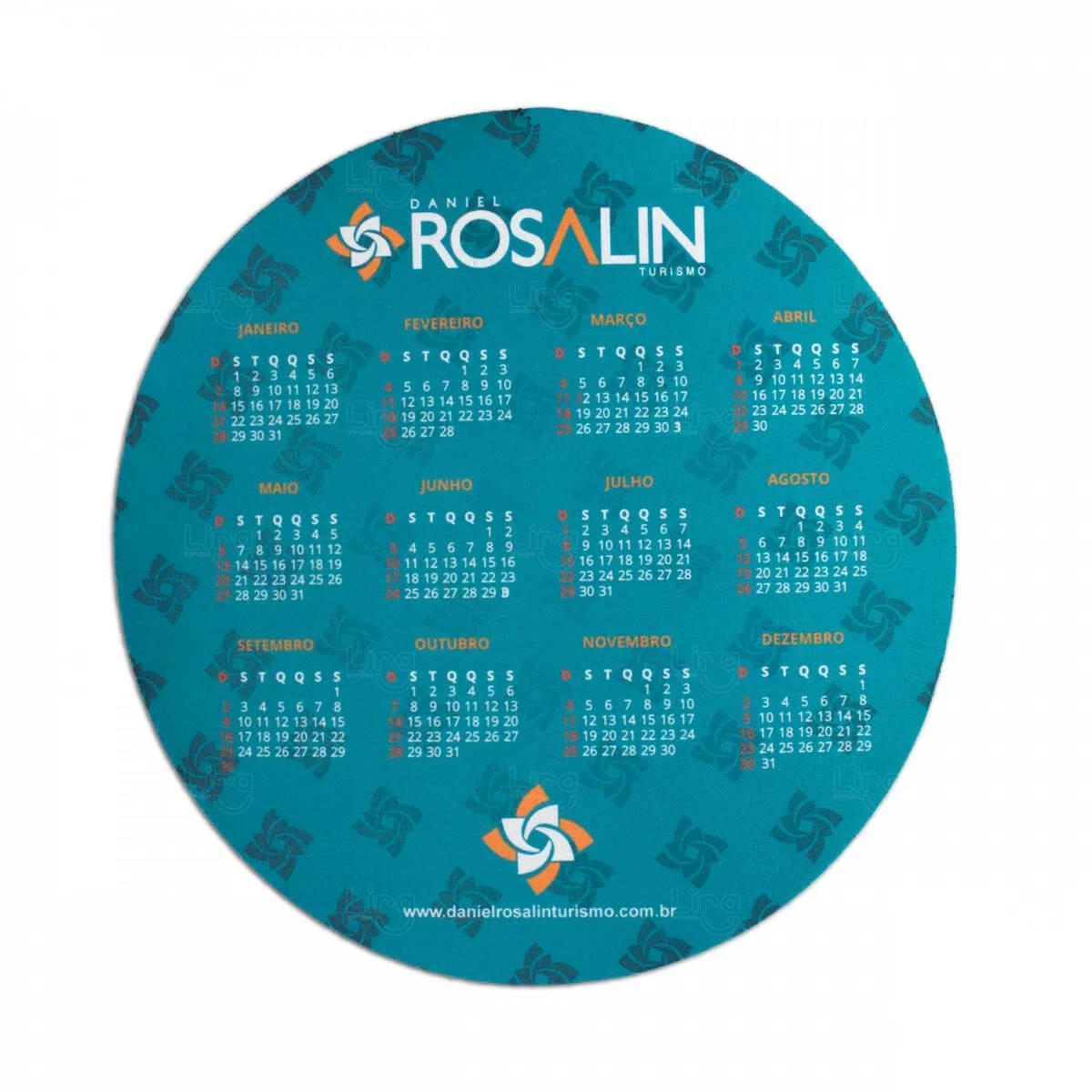 Mouse Pad Redondo 100% Personalizado 