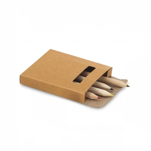 Kit para Colorir com 6 Mini Lápis e 15 Cartões - Personalizado 