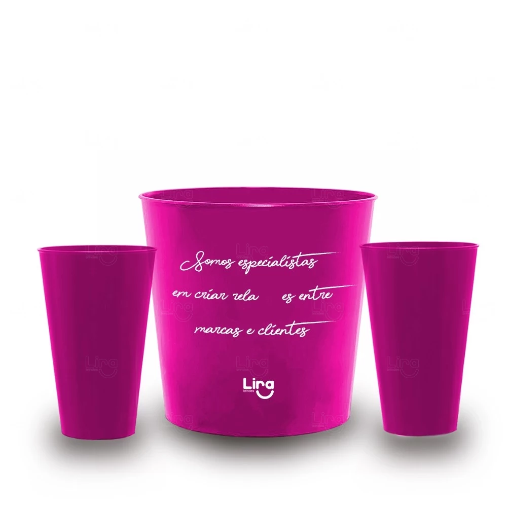 Kit Cinema Pipoca Personalizado - 3 Peças 