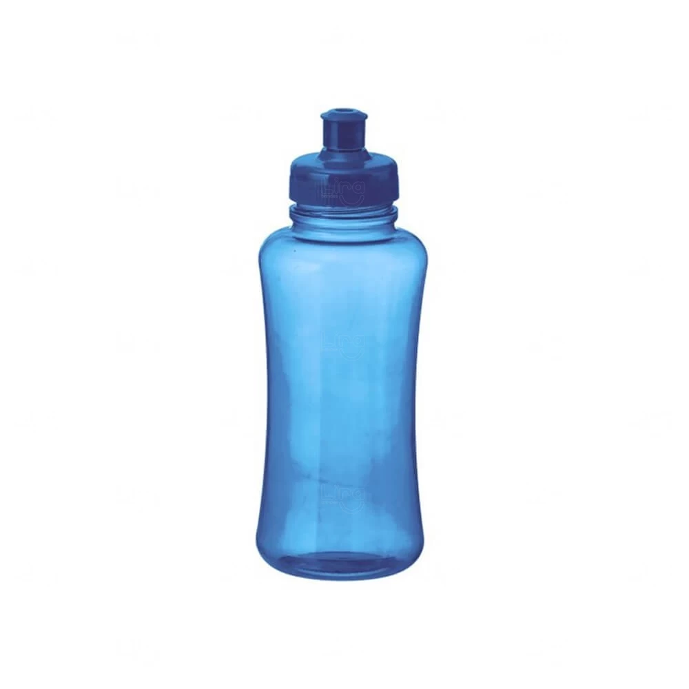 Squeeze Plástico em PVC 550ml Personalizado Azul