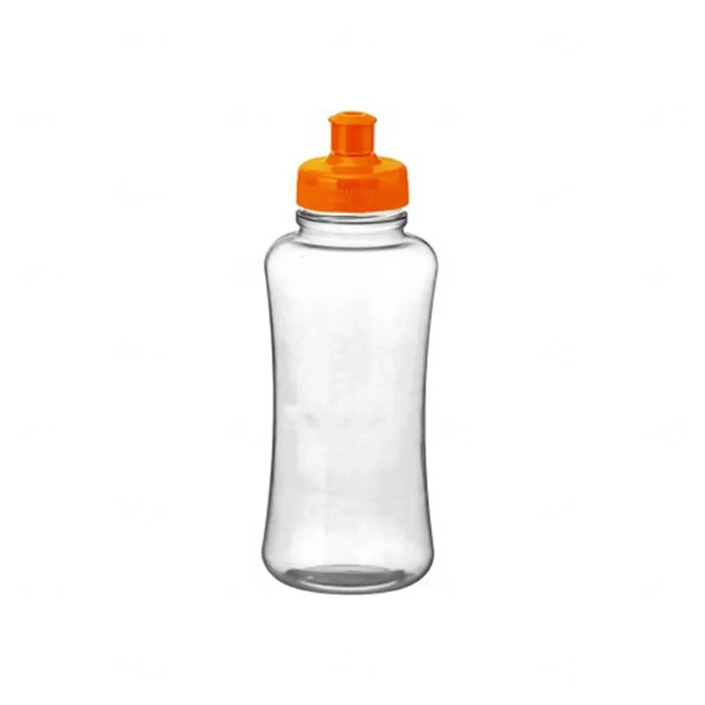 Squeeze Plástico em PVC 550ml Personalizado Transparente