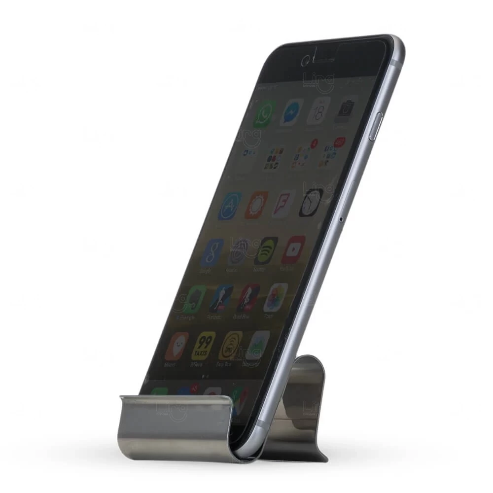 Suporte para Celular em Inox Personalizado Inox