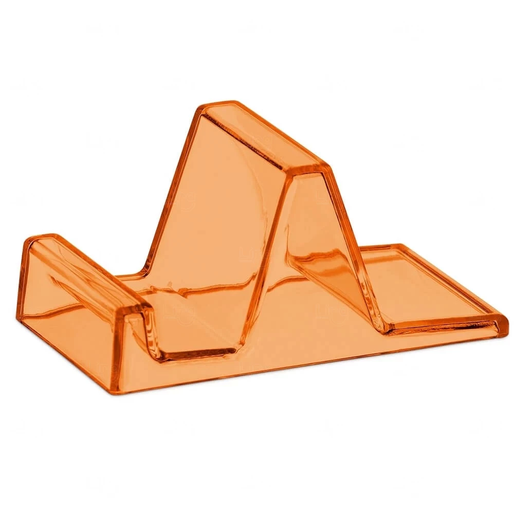 Suporte para Celular em Acrílico Personalizado Laranja