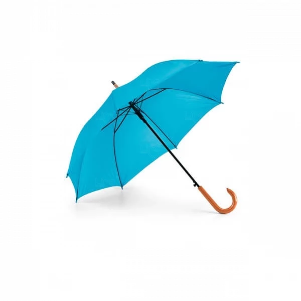 Guarda-Chuva Automático com Pega em Madeira Personalizado 