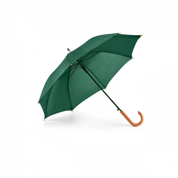 Guarda-Chuva Automático com Pega em Madeira Personalizado 