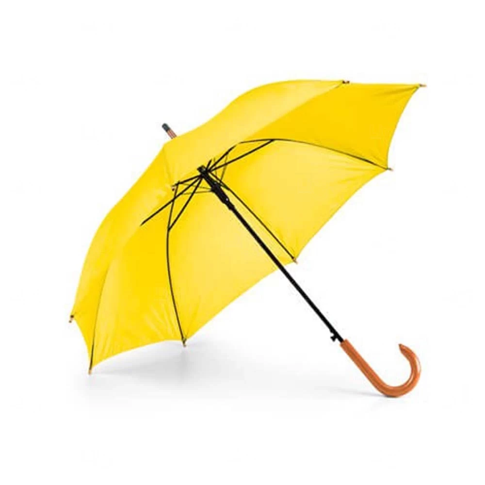 Guarda-Chuva Automático com Pega em Madeira Personalizado 
