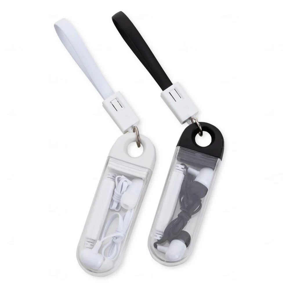 Fone de Ouvido Intra-auricular Bluetooth com Estojo Personalizado 