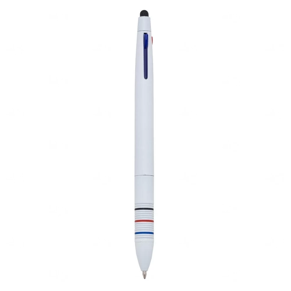 Caneta Plástica Touch 3 Cores Personalizada 