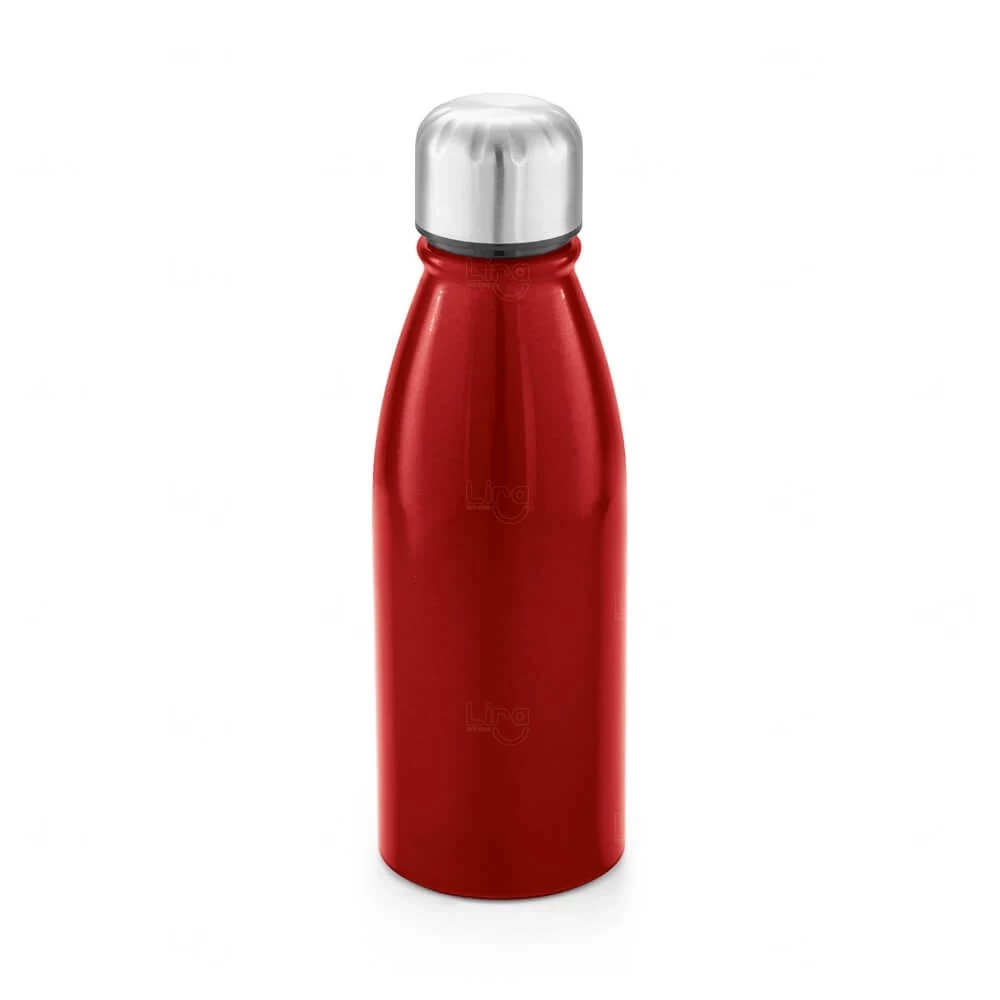 Garrafa de Alumínio 500ml com Tampa Inox Personalizada 