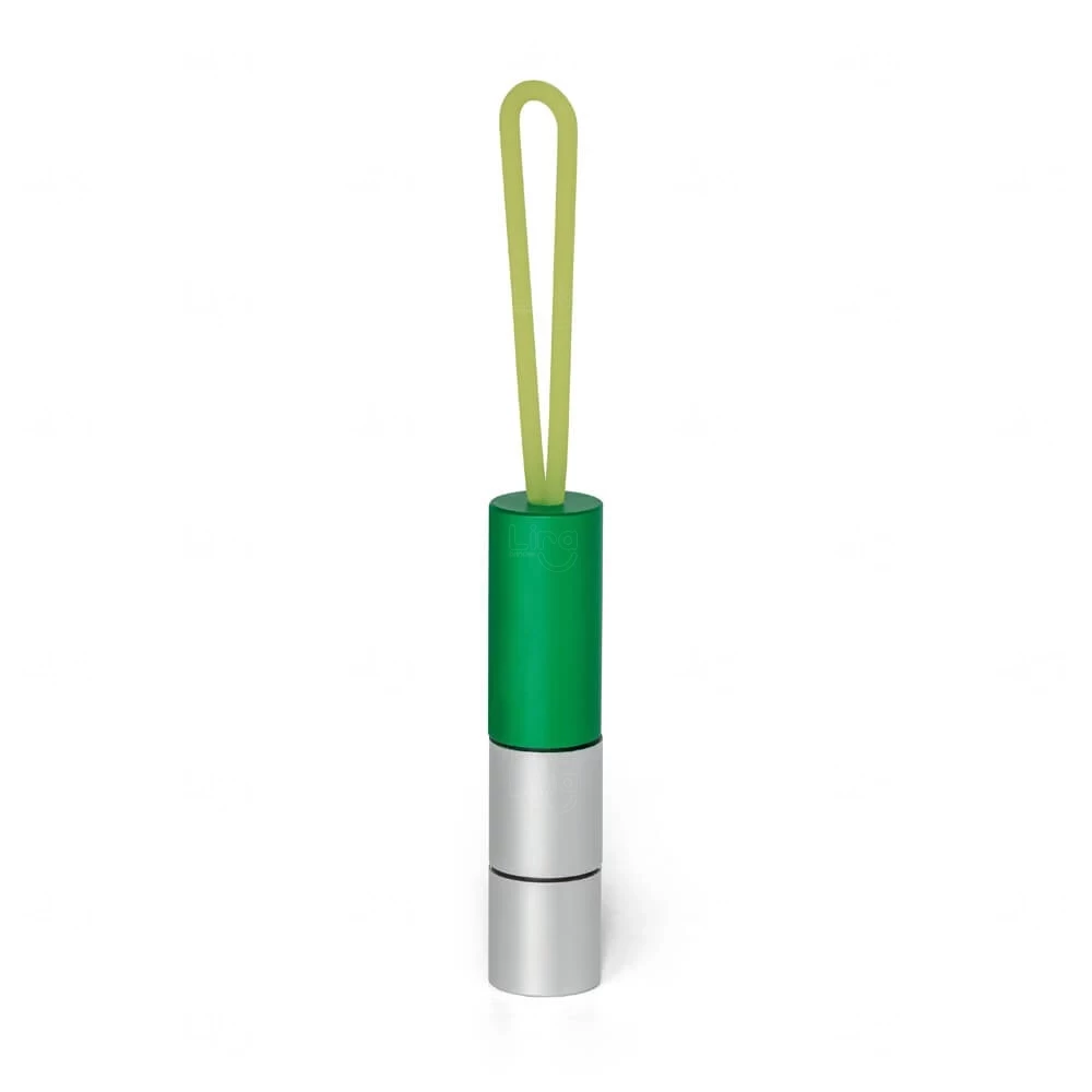 Chaveiro com Mini Lanterna e Porta-Comprimidos Personalizado 