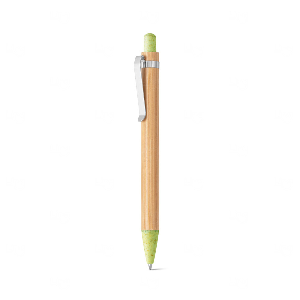 Caneta Esferográfica em Bambu Personalizada 