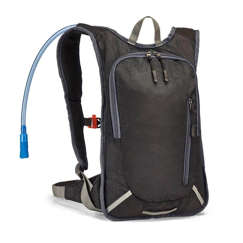 Mochila Esportiva para Hidratação Personalizada Preto