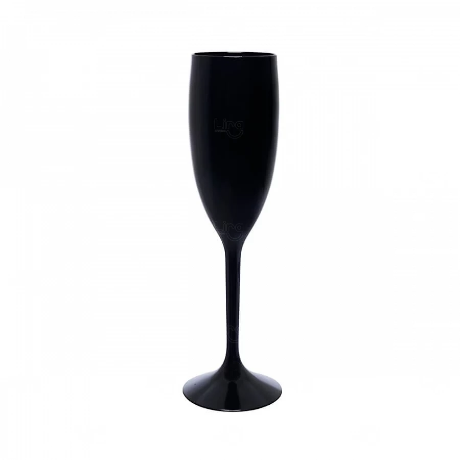 Taça de Champagne 160ml em Plástico Cristal Personalizada 