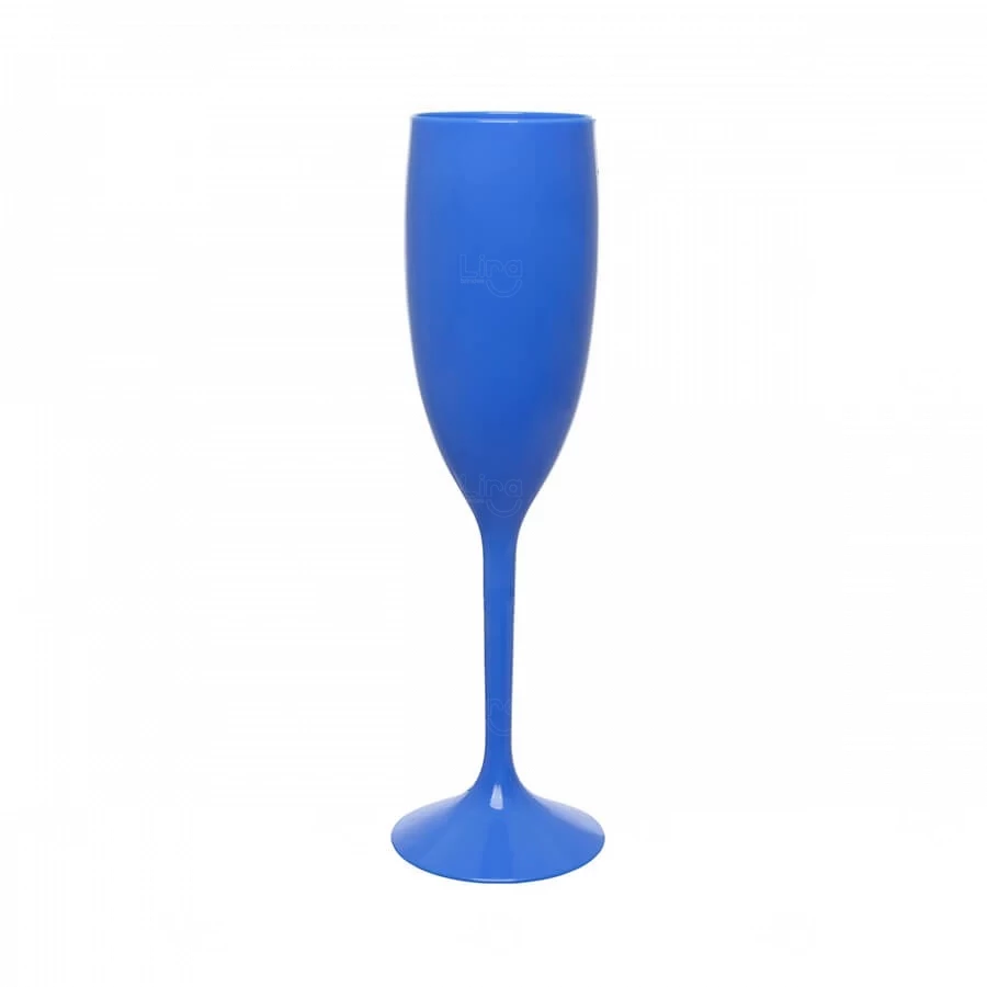 Taça de Champagne 160ml em Plástico Cristal Personalizada 