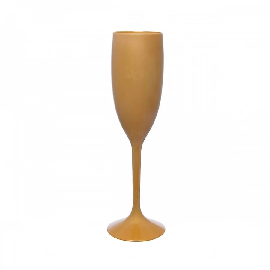 Taça de Champagne 160ml em Plástico Cristal Personalizada 