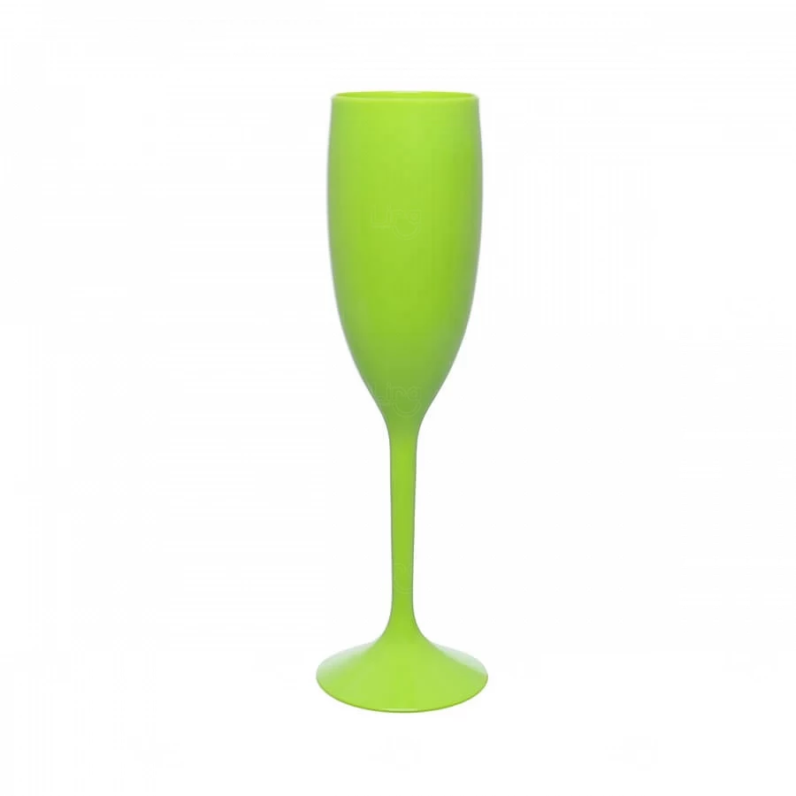 Taça de Champagne 160ml em Plástico Cristal Personalizada 