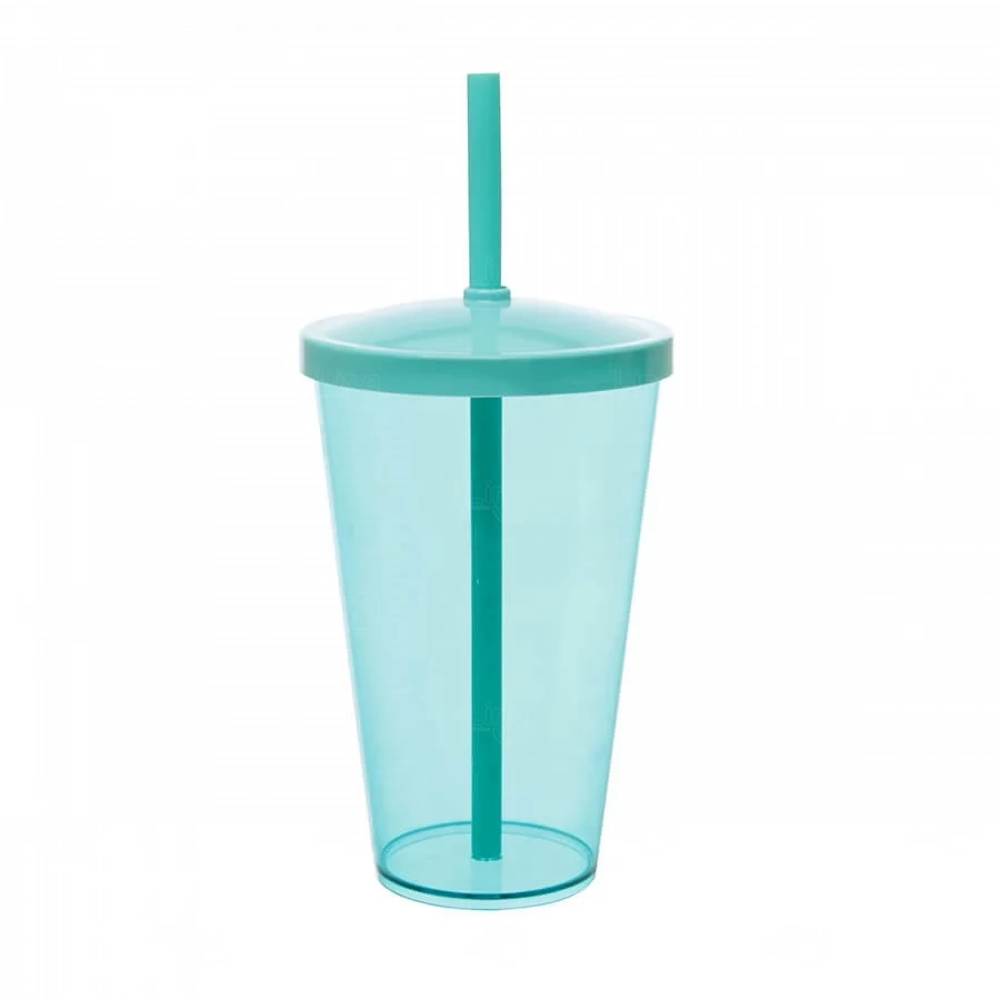 Copo Personalizado Liso (Leitoso ou Cristal) - 550ml Verde Água