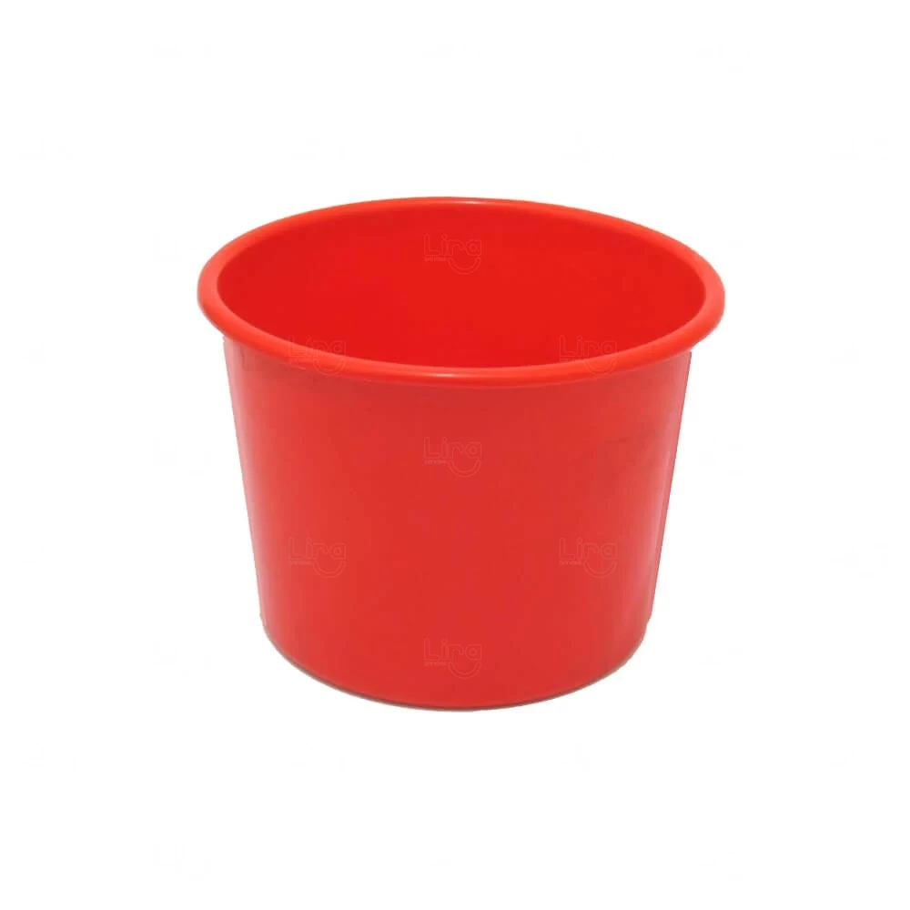 Balde de Pipoca 1,5L Personalizado Vermelho