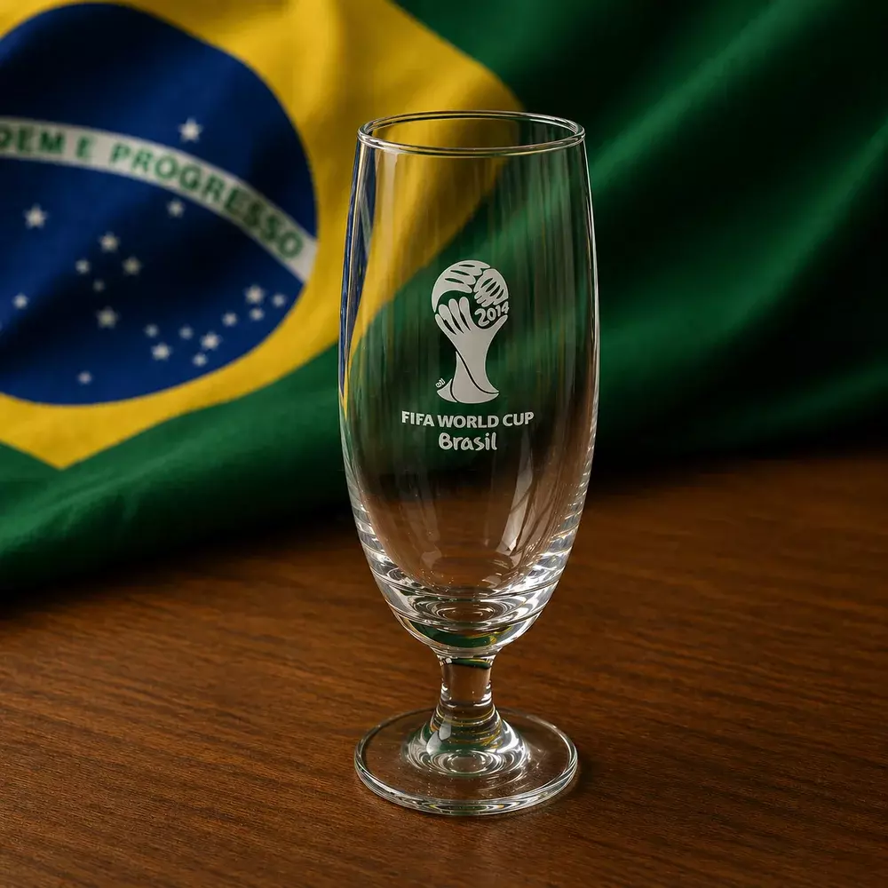 Taça de Vidro 370ml para Cerveja Personalizada 