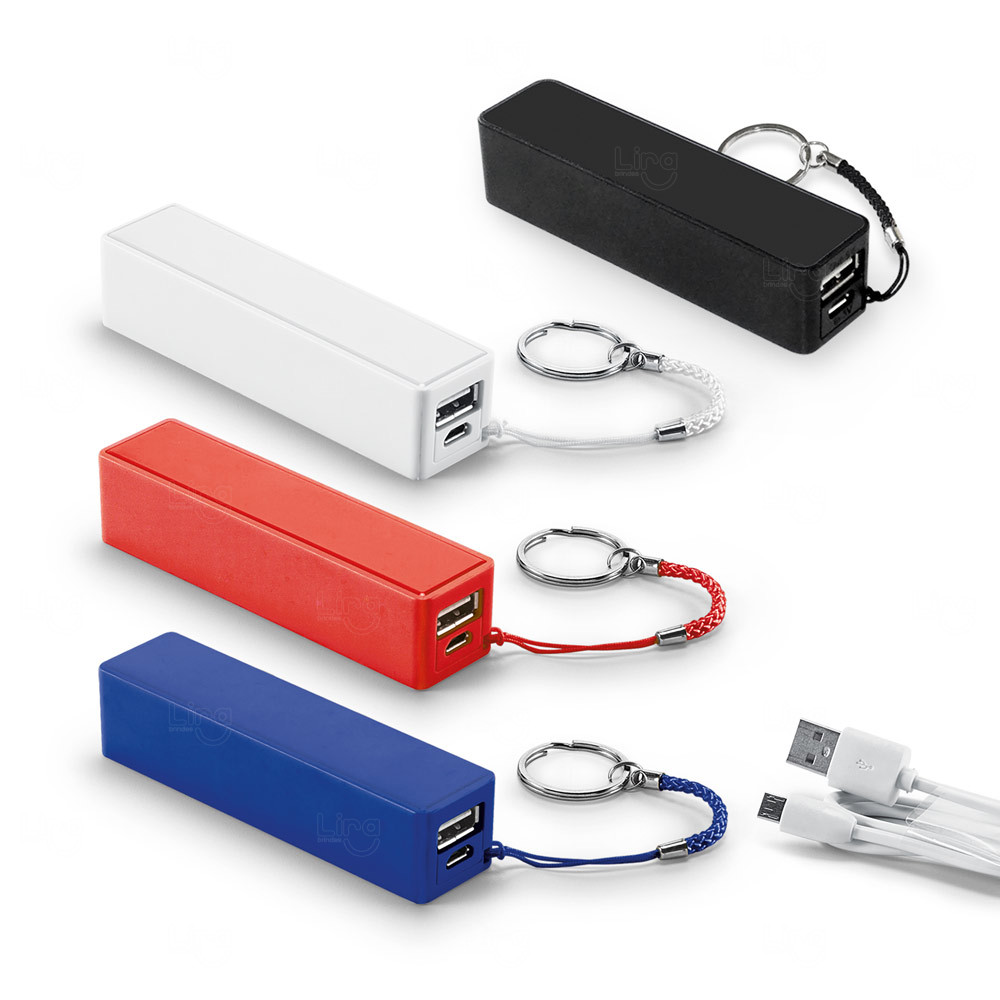Carregador Portátil Personalizado - 1.200 mAh 