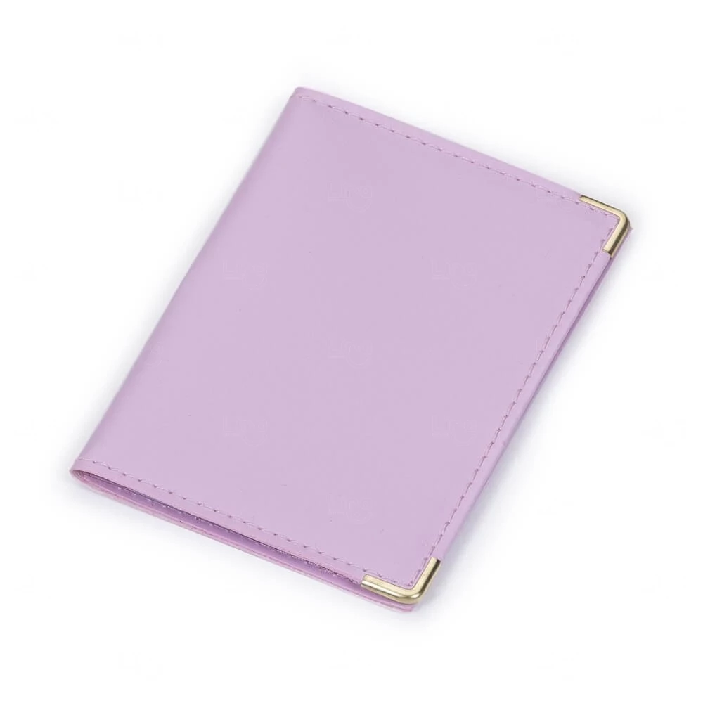 Porta Documentos Personalizado em Couro Sintético - 12,2 x 17,7cm 
