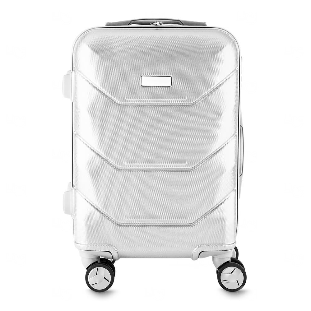 Mala de Bordo 37L com Rodinhas Personalizada Branco