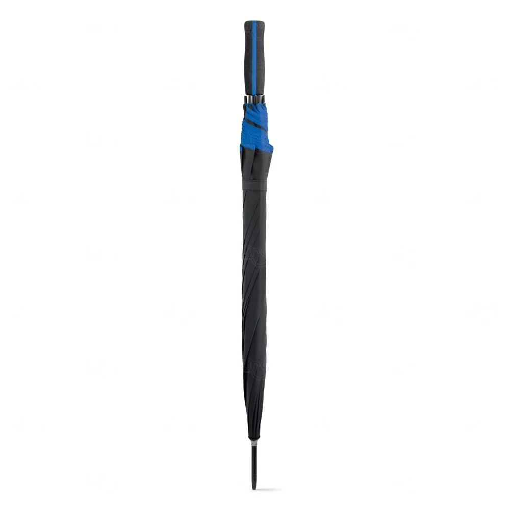 Guarda-Chuva Automático Preto com Borda Colorida Personalizado 