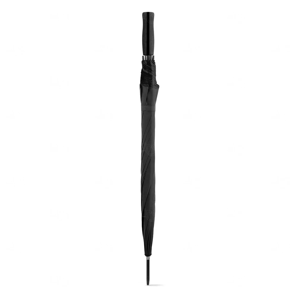 Guarda-Chuva Automático Preto com Borda Colorida Personalizado 