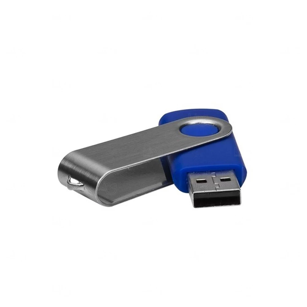 Pen Drive Tampa Giratória 32GB Personalizado 