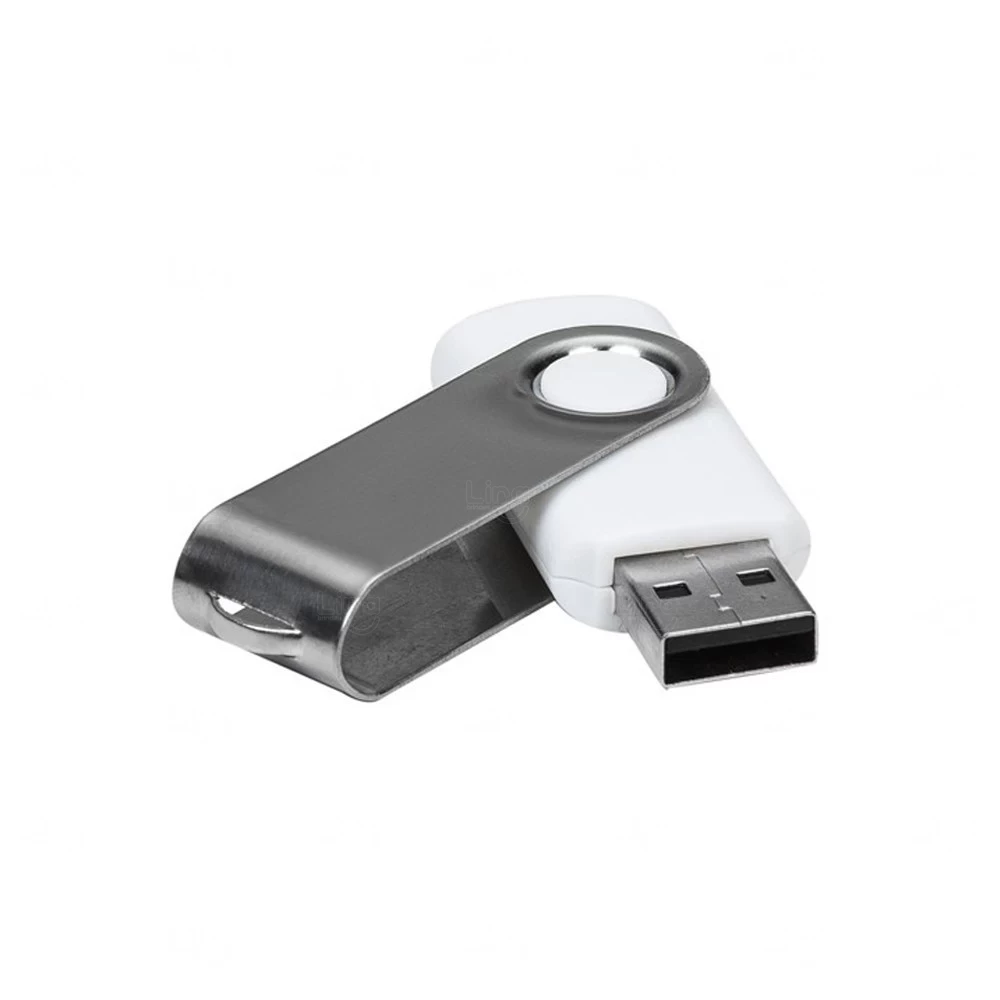 Pen Drive Tampa Giratória 32GB Personalizado 
