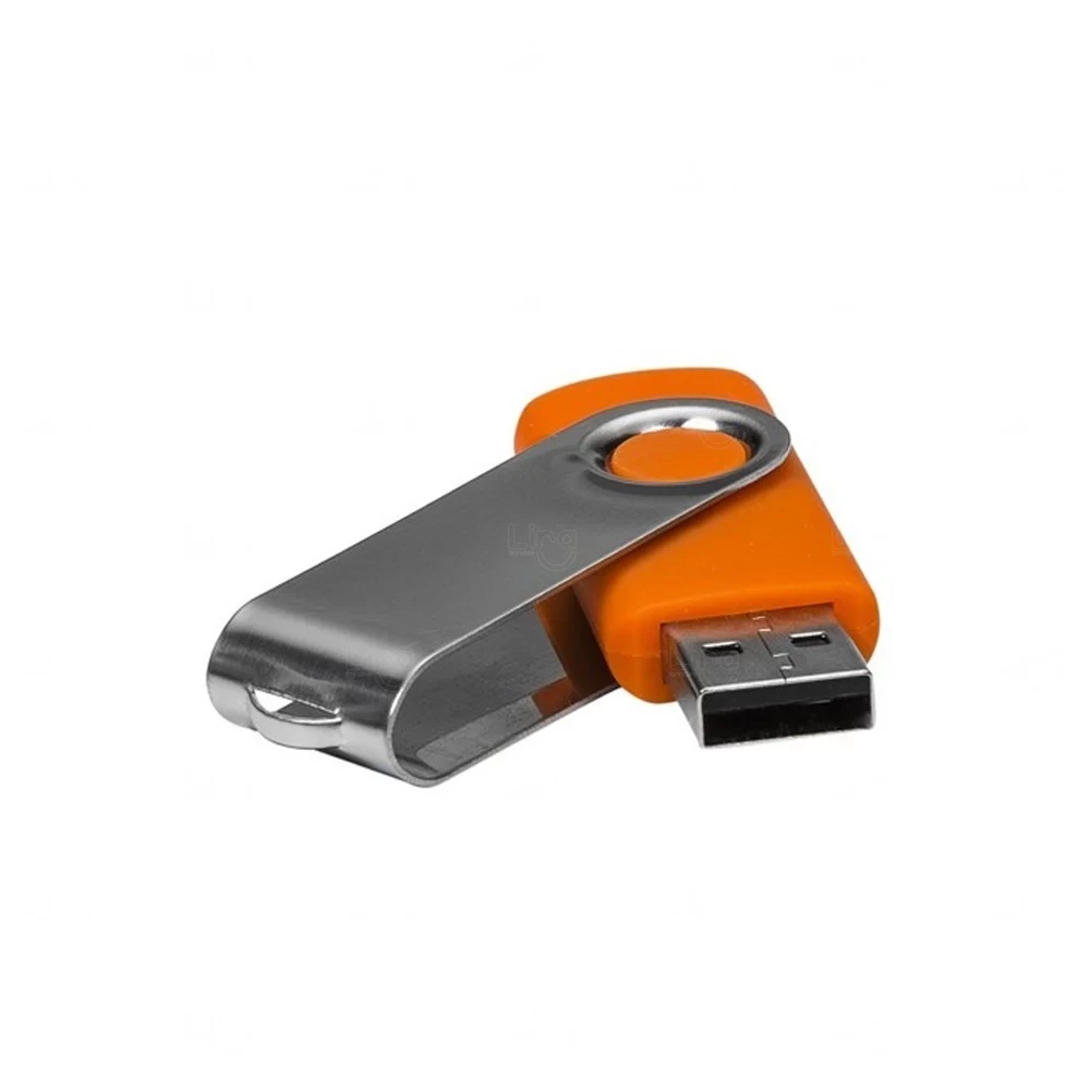 Pen Drive Tampa Giratória 32GB Personalizado 