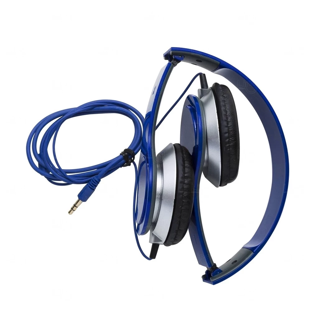 Headfone Estéreo Regulável com Entrada P2 Personalizado 
