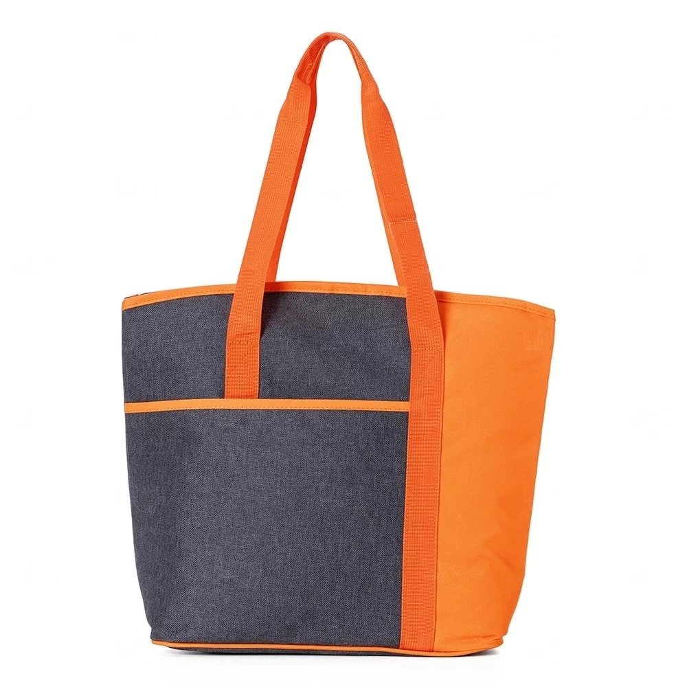 Bolsa Térmica 15L em Poliéster Personalizada Laranja