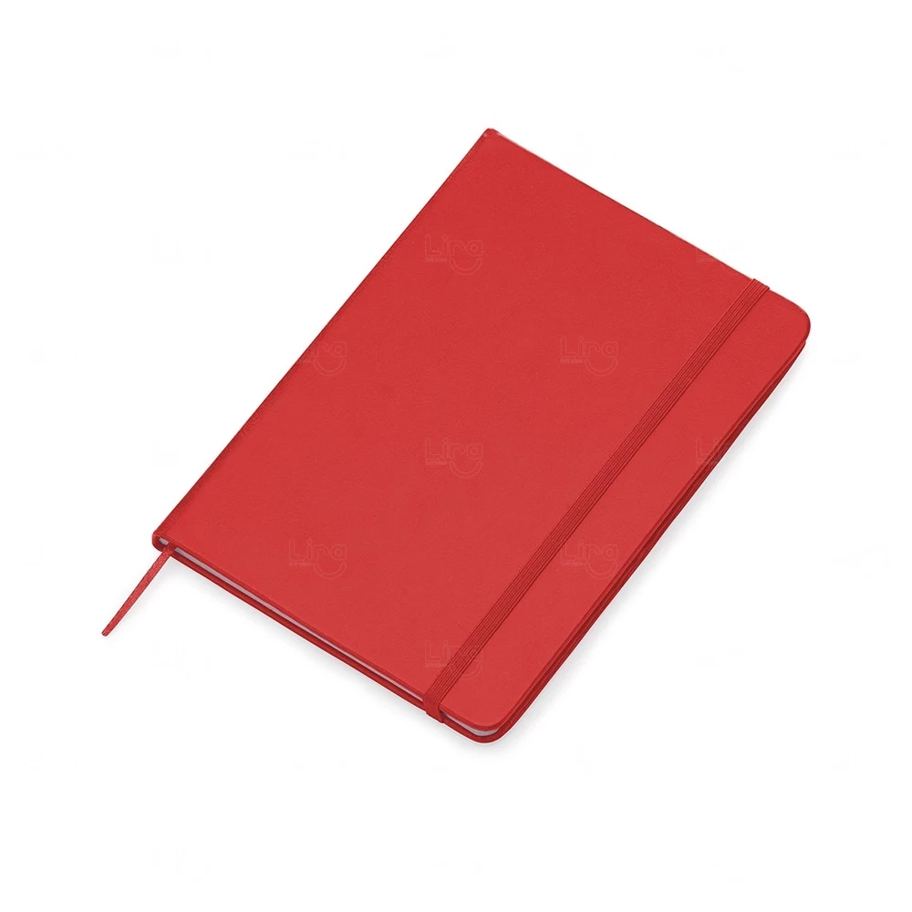 Moleskine c/ Caneta Personalizado - 21 x 14,5 cm Vermelho