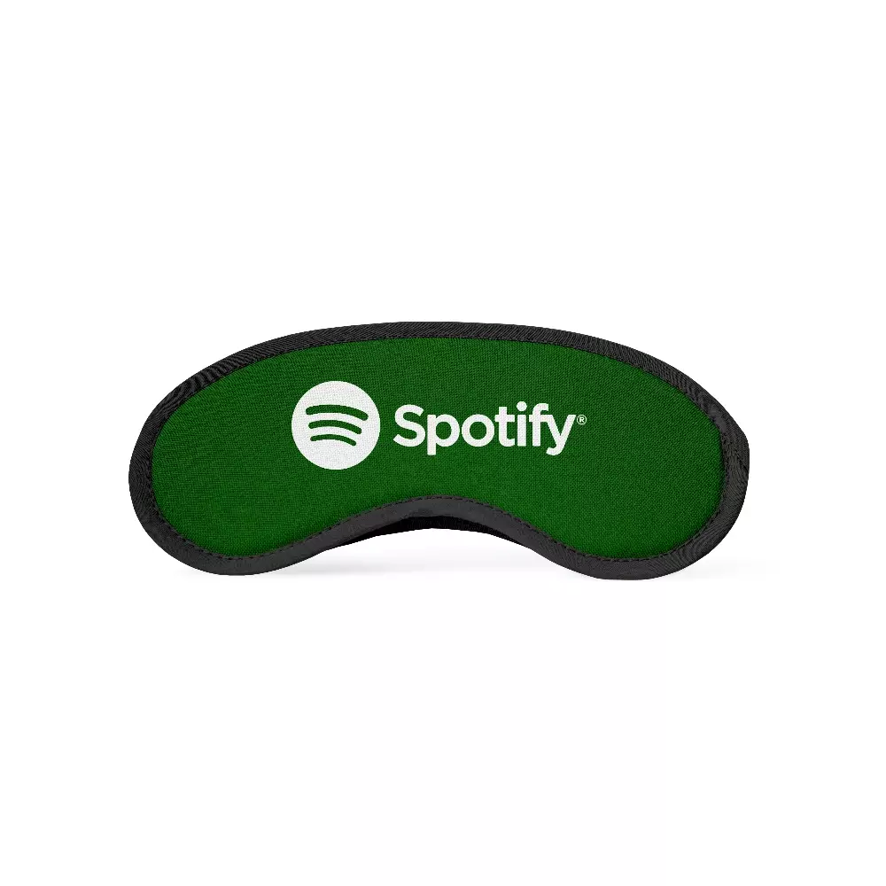 Máscara de Dormir em Isoflex Personalizada Verde