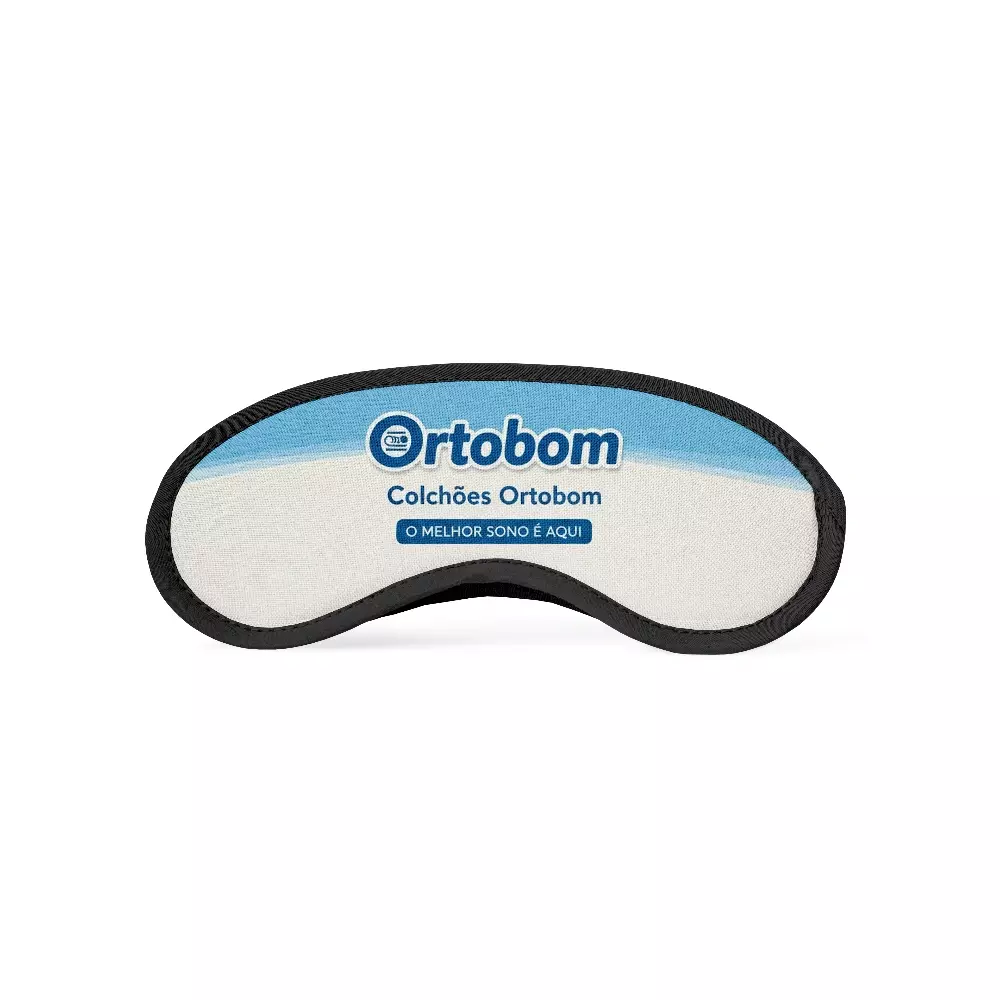 Máscara de Dormir em Isoflex Personalizada Branco