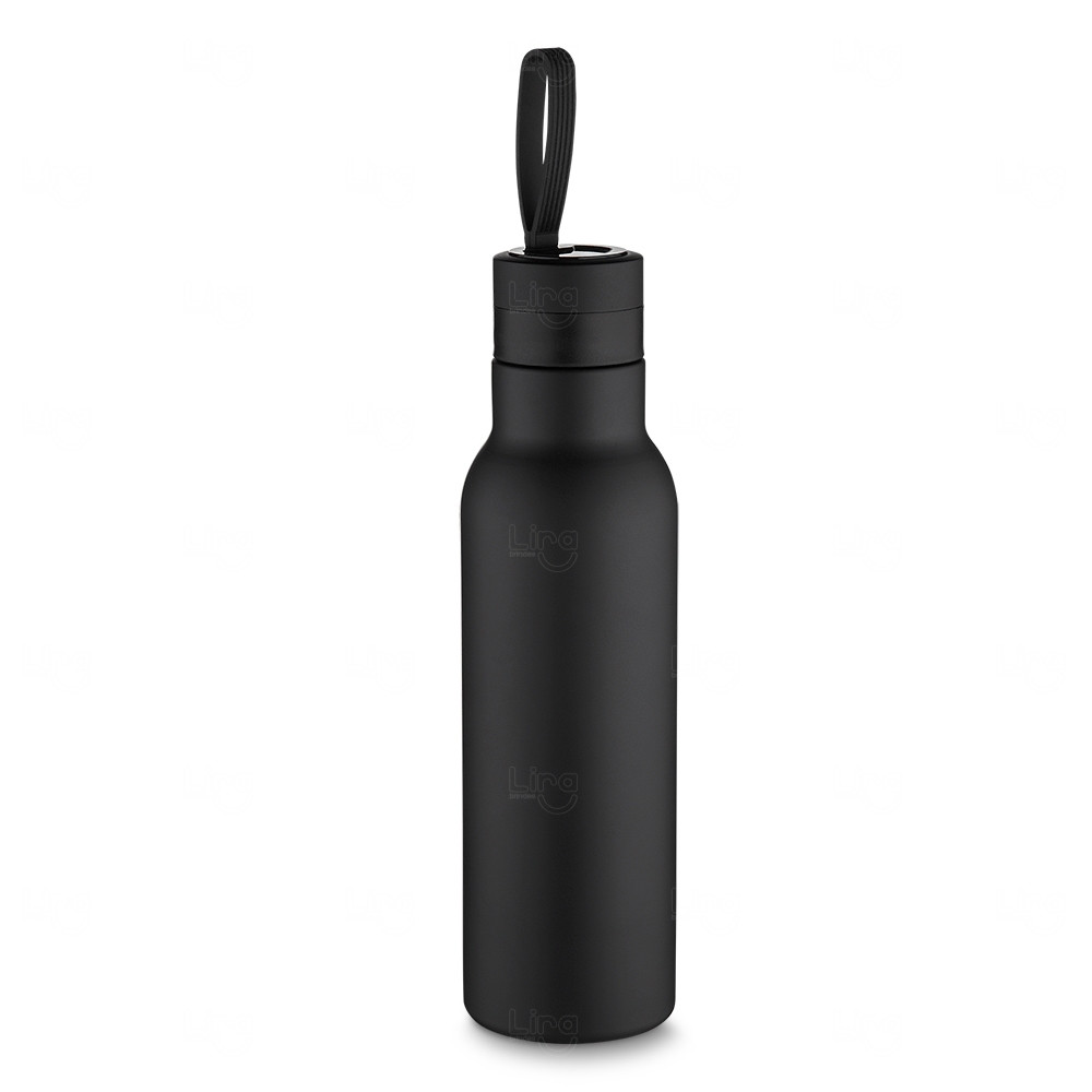 Garrafa Personalizada Térmica Inox - 500ml Preto