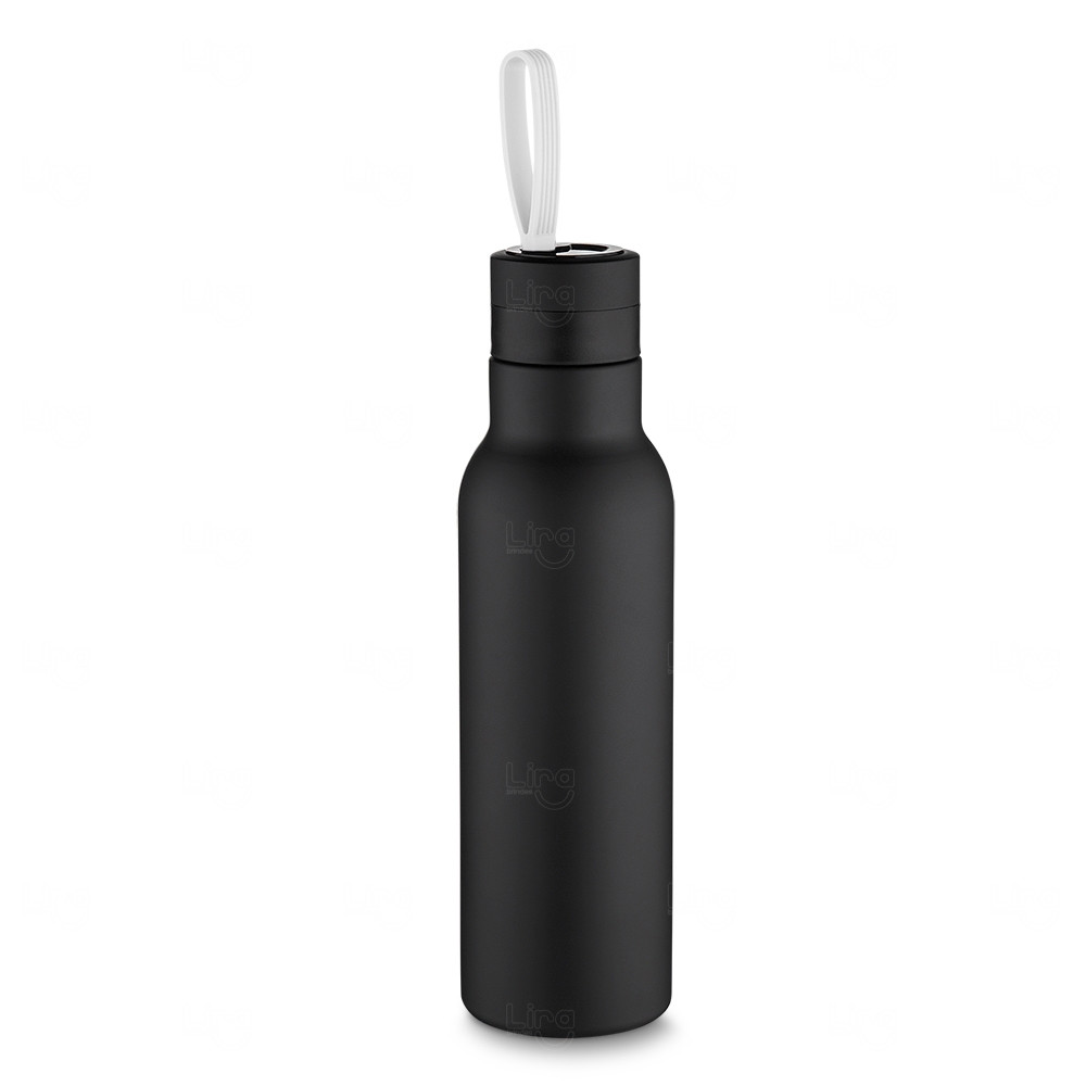 Garrafa Personalizada Térmica Inox - 500ml Branco