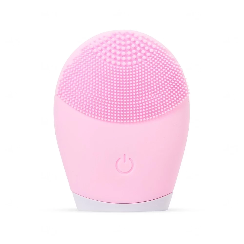Massageador e Limpador Facial Elétrico Personalizado Rosa Claro