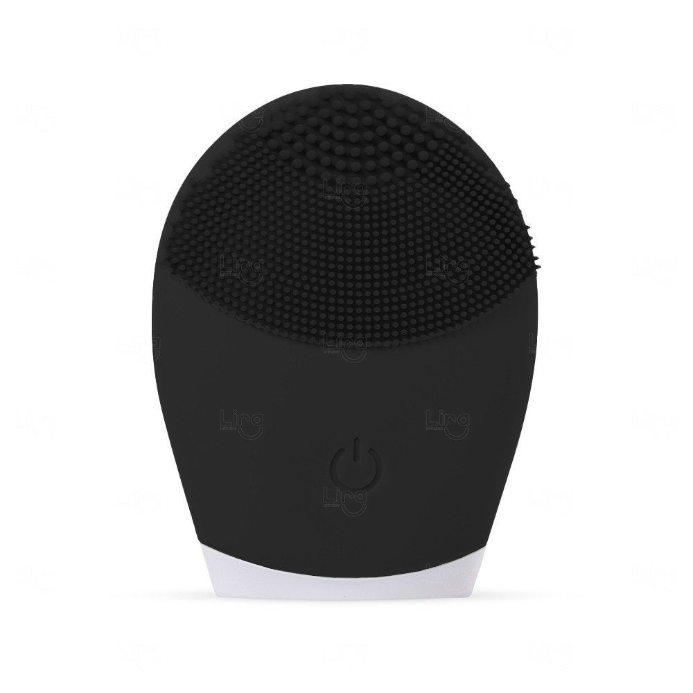 Massageador e Limpador Facial Elétrico Personalizado Preto