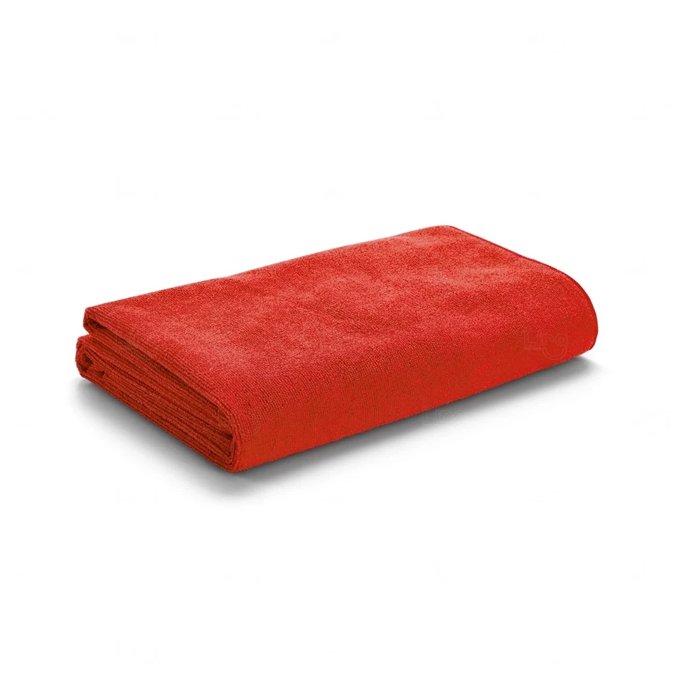 Toalha de Praia e Sacola Personalizada Vermelho