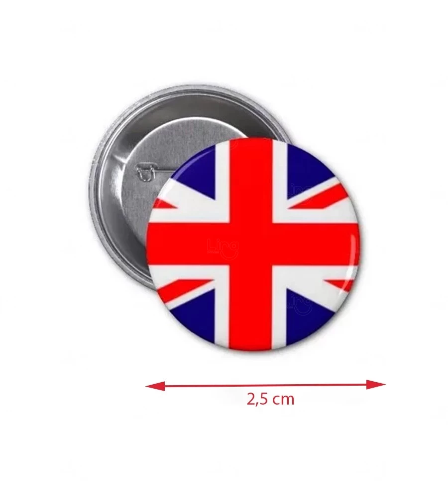 Botton Americano 2,5 cm Personalizado 
