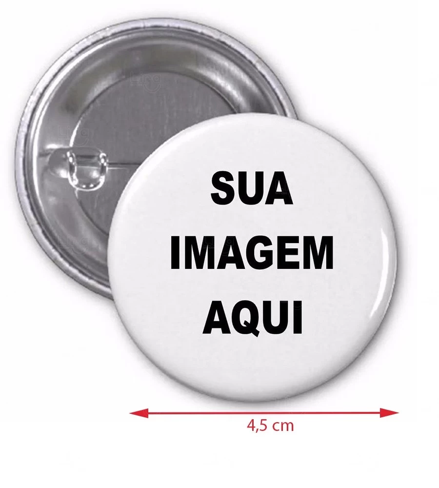 Botton Americano 4,5 cm Personalizado 
