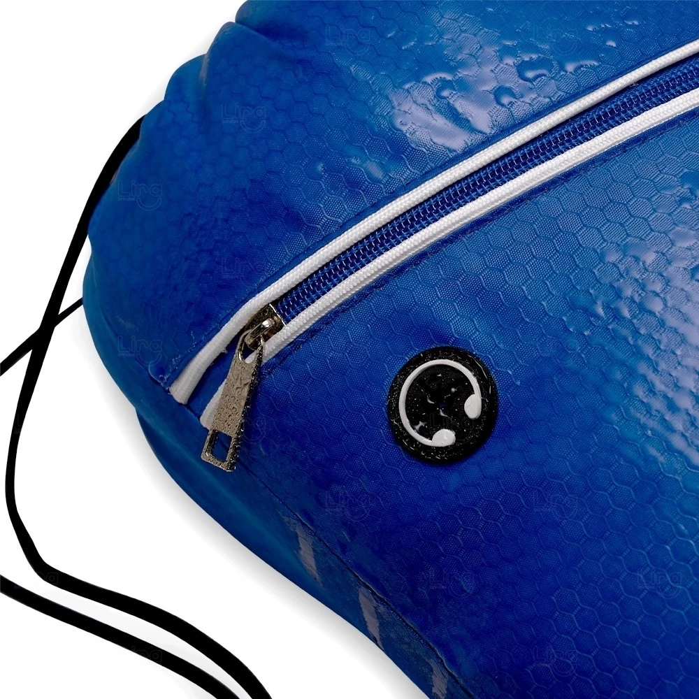 Mochila Saco com Entrada para Fones Personalizada 