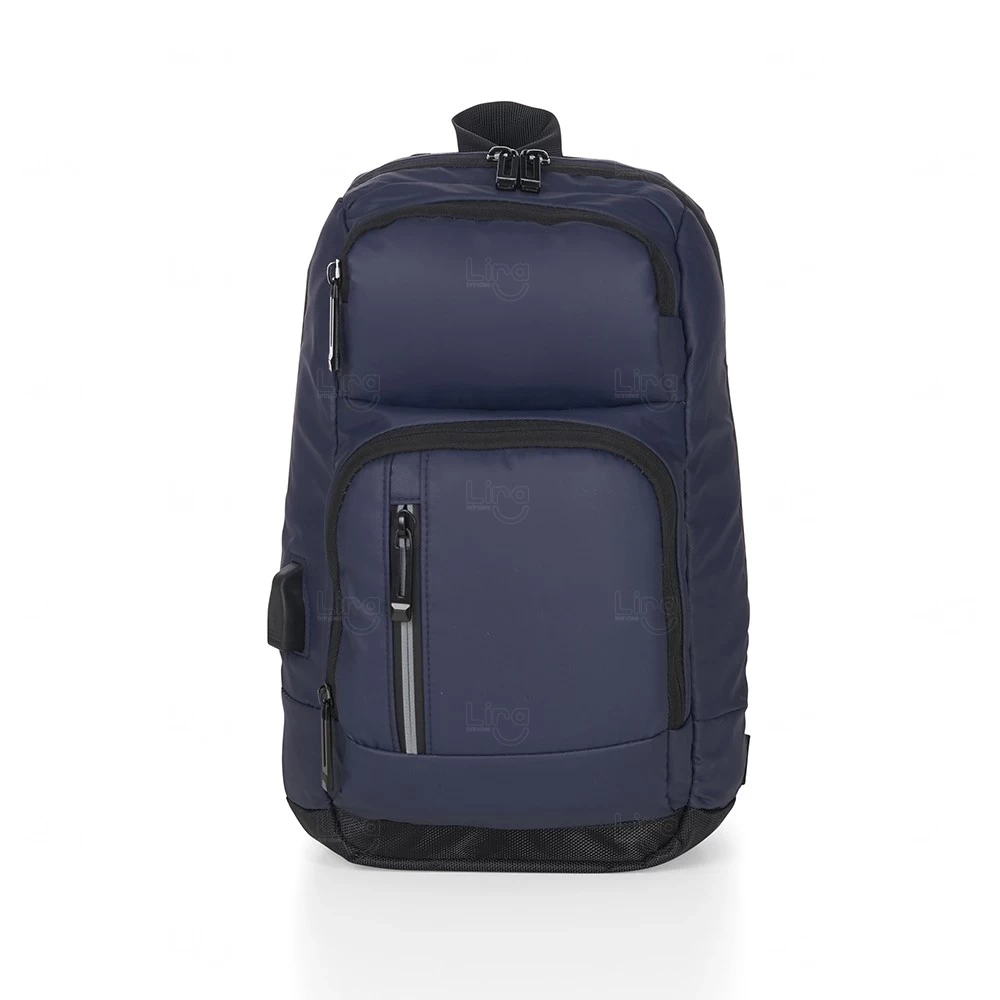 Mochila de Ombro 10L em Couro Sintético Personalizada 