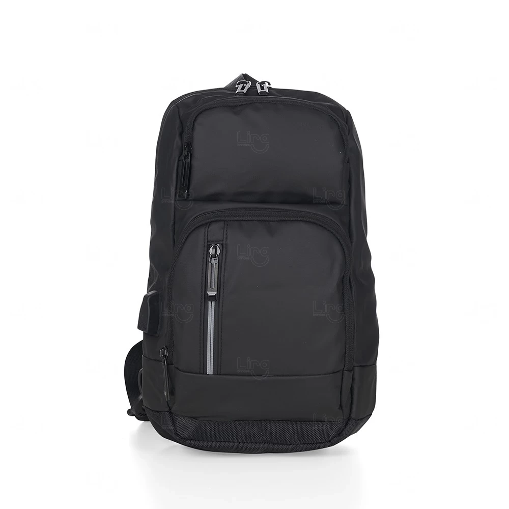 Mochila de Ombro 10L em Couro Sintético Personalizada 